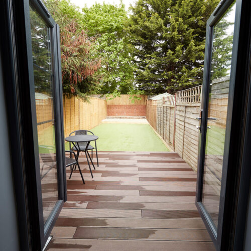 Aluminium French And Single Doors